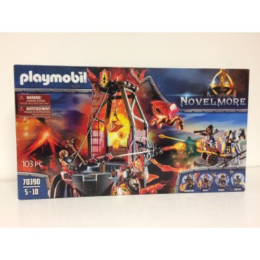 PLAYMOBIL NOVELMORE KNIGHT 70390 MINIERA DI LAVA DI BURNHAM