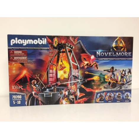 PLAYMOBIL NOVELMORE KNIGHT 70390 MINIERA DI LAVA DI BURNHAM