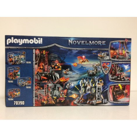 PLAYMOBIL NOVELMORE KNIGHT 70390 MINIERA DI LAVA DI BURNHAM