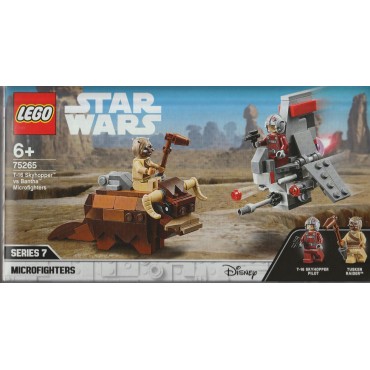 LEGO STAR WARS MICROFIGHTERS 75265 T-16 SKYHOPPER VS BANTHA