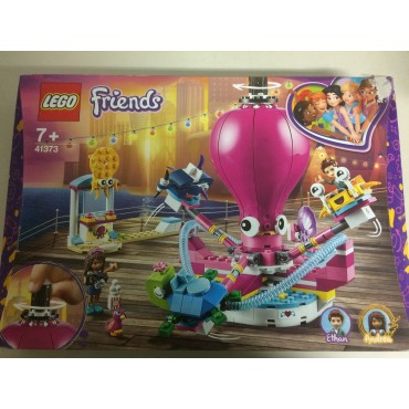 LEGO FRIENDS 41373 scatola danneggiata  ed aperta LA DIVERTENTE GIOSTRA DEL POLPO