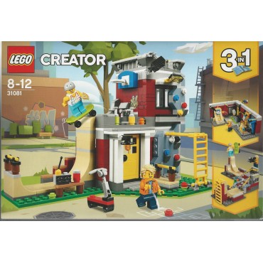 LEGO CREATOR 31081 damaged box MODULAR SKATE HOUSE