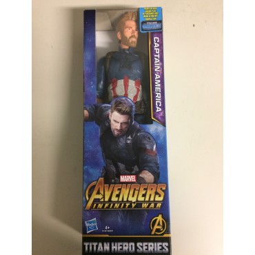 MARVEL AVENGERS  ACTION FIGURE 12 " - 30 cm  CAPTAIN AMERICA HASBRO E1421 TITAN HERO SERIES