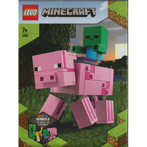 LEGO MINECRAFT 21157 MAXI FIGIRE SERIE 2 MAIALE E BABY ZOMBIE