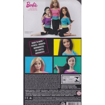 BARBIE MADE TO MOVE BLUE   TOP mattel DYJ 08