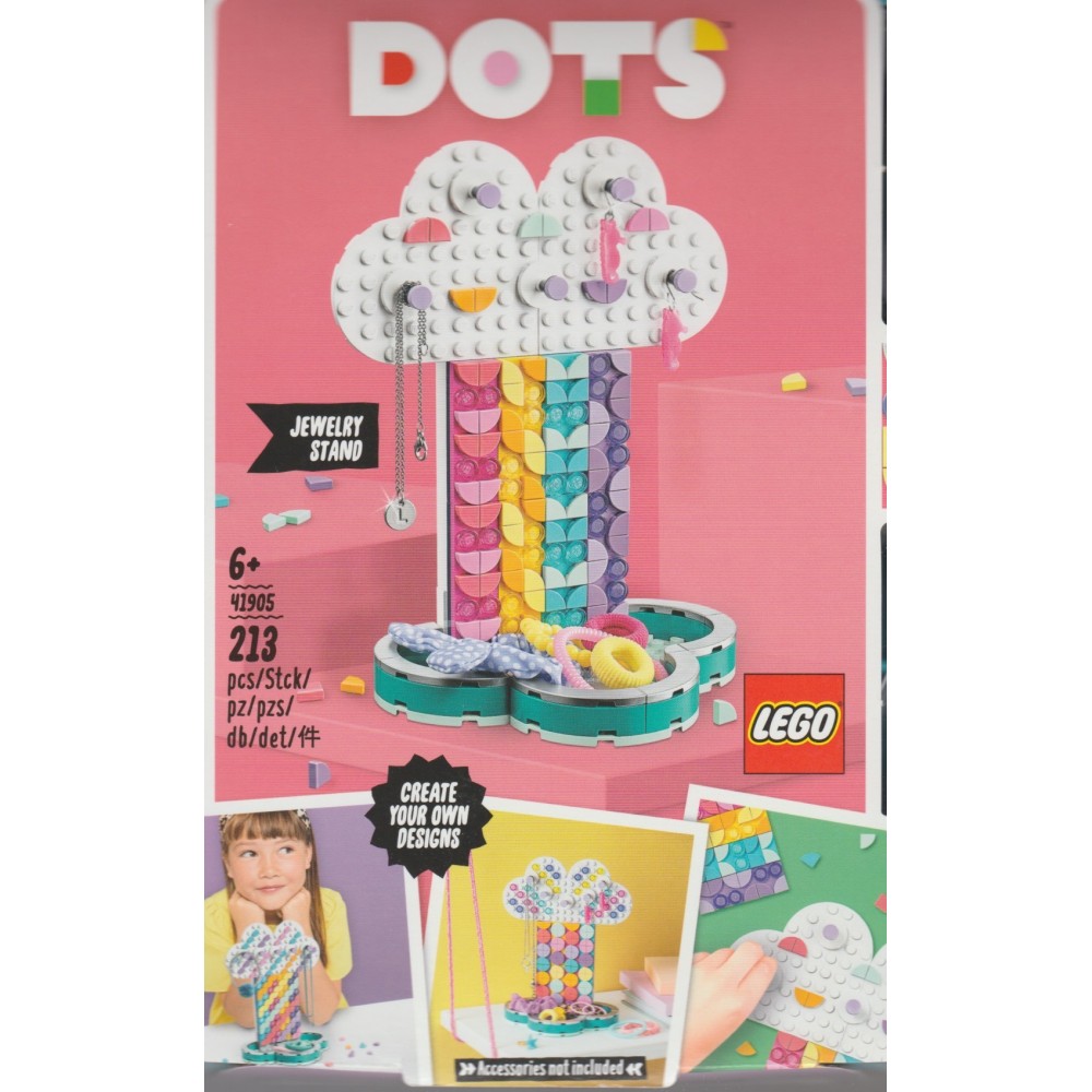 LEGO DOTS Rainbow Jewelry Stand 41905