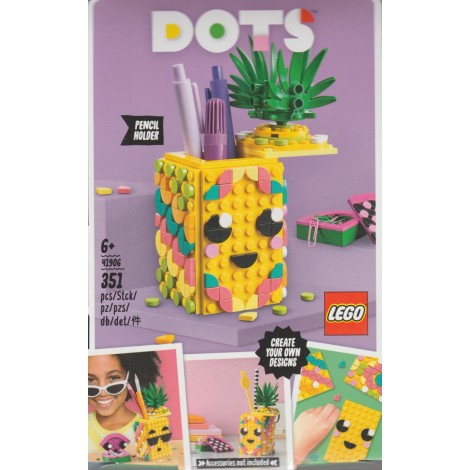 LEGO DOTS 41906 ANANAS PORTAPENNE