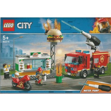 LEGO CITY 60214 FIAMME AL BURGER BAR