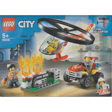 LEGO CITY 60248 L'ELICOTTERO DEI POMPIERI