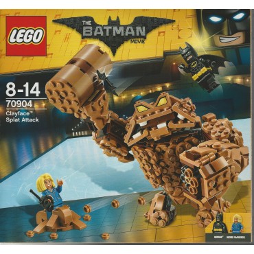 LEGO SUPER HEROES damaged box  BATMAN THE MOVIE 70904 CLAYFACE SPLAT ATTACK