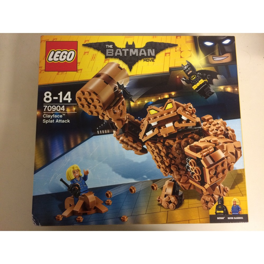 LEGO SUPER HEROES damaged box BATMAN THE MOVIE 70904 CLAYFACE SPLAT ATTACK