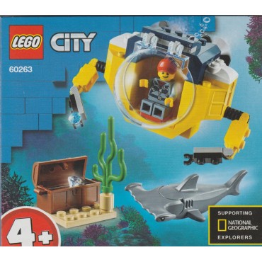 LEGO CITY 4+ 60263 MINI SOTTOMARINO OCEANICO