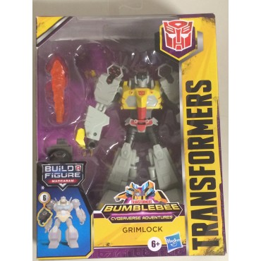 GRIMLOCK TRANSFORMERS DELUXE CLASS 15 cm ACTION FIGURE CYBERVERSE ADVENTURES Hasbro E7100