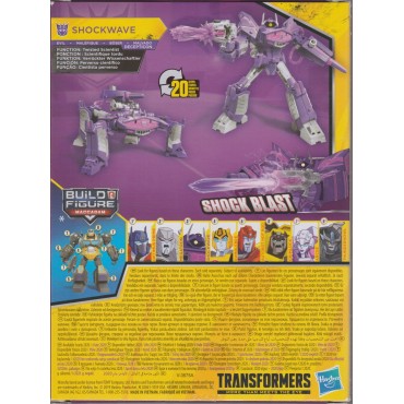 SHOCKWAVE TRANSFORMERS DELUXE CLASS 6" ACTION FIGURE CYBERVERSE ADVENTURES Hasbro E7098