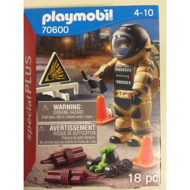 PLAYMOBIL SPECIAL PLUS 70600 damaged box POLICE BOMB SQUAD