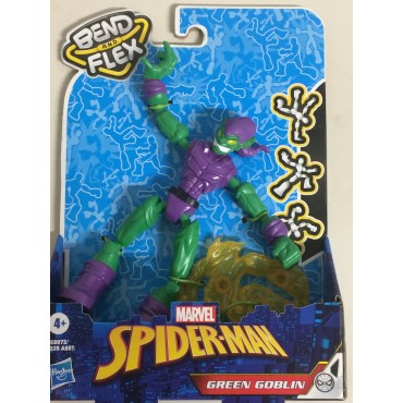 MARVEL SPIDER MAN BEND AND FLEX  GHOST SPIDER 6" ACTION FIGURE E7688 Hasbro