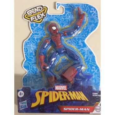 MARVEL SPIDER MAN BEND AND FLEX  GREEN GOBLIN WITH BOMBS 15 cm ACTION FIGURE E8973