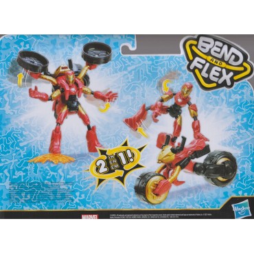 MARVEL AVENGERS  BEND AND FLEX  2 IN 1 FLEX RIDER SPIDER MAN 15 cm ACTION FIGURE F0236 4  Hasbro