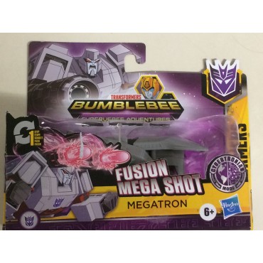 TRANSFORMERS 10 cm  ACTION FIGURE MEGATRON fusion mega shot  E7075    Hasbro