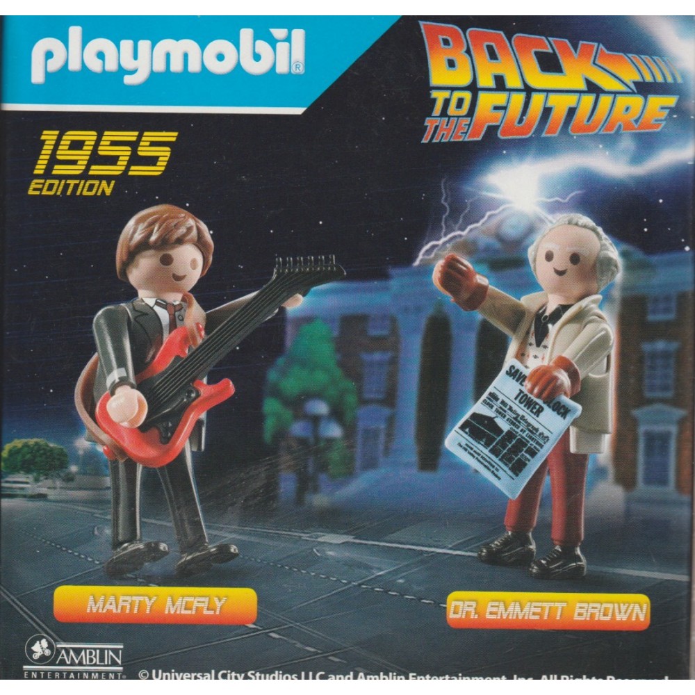PLAYMOBIL BACK TO FUTURE 70459 MARTY MCFLY & DOCTOR BROWN