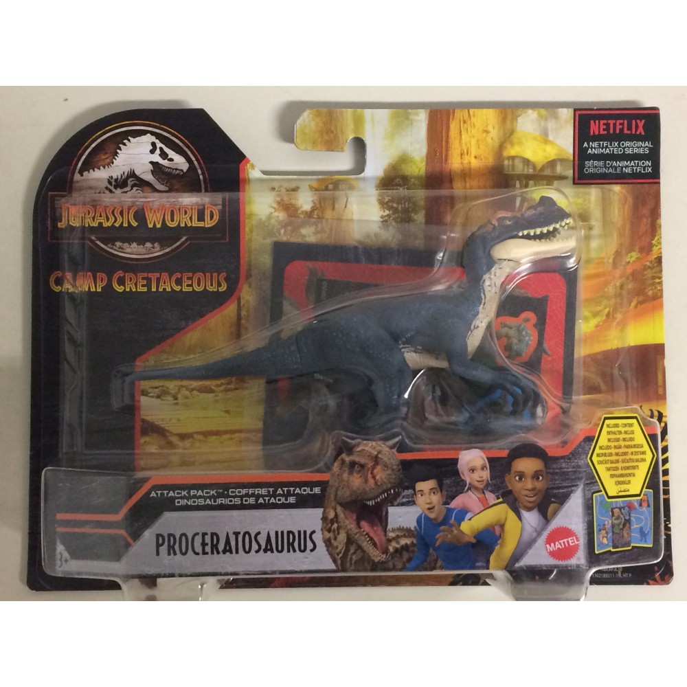 JURASSIC WOLRD ACTION FIGURE  COELURUS  DINOSAUR ATTACK PACK HBX 29 Camp Creataceous