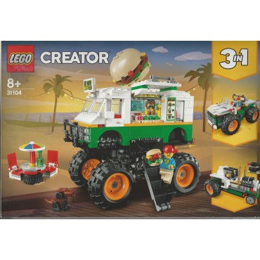 LEGO CREATOR 3 IN 1 31104 damaged box MONSTER BURGER TRUCK