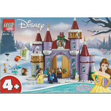 LEGO 4+ DISNEY PRINCESS 43180 damaged box BELLE'S CASTLE WINTER CELEBRATION
