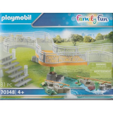 PLAYMOBIL FAMILY FUN 70348 PIATTAFORMA ESTENSIONE GRANDE ZOO