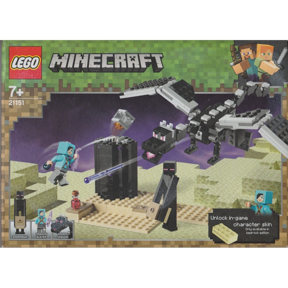 New Minecraft Lego Set!!! The End Battle!!