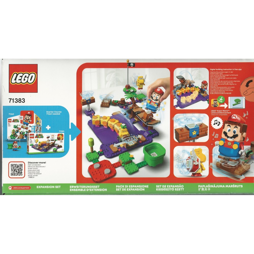 LEGO SUPER MARIO 71383 WIGGLER'S POISON SWAMP
