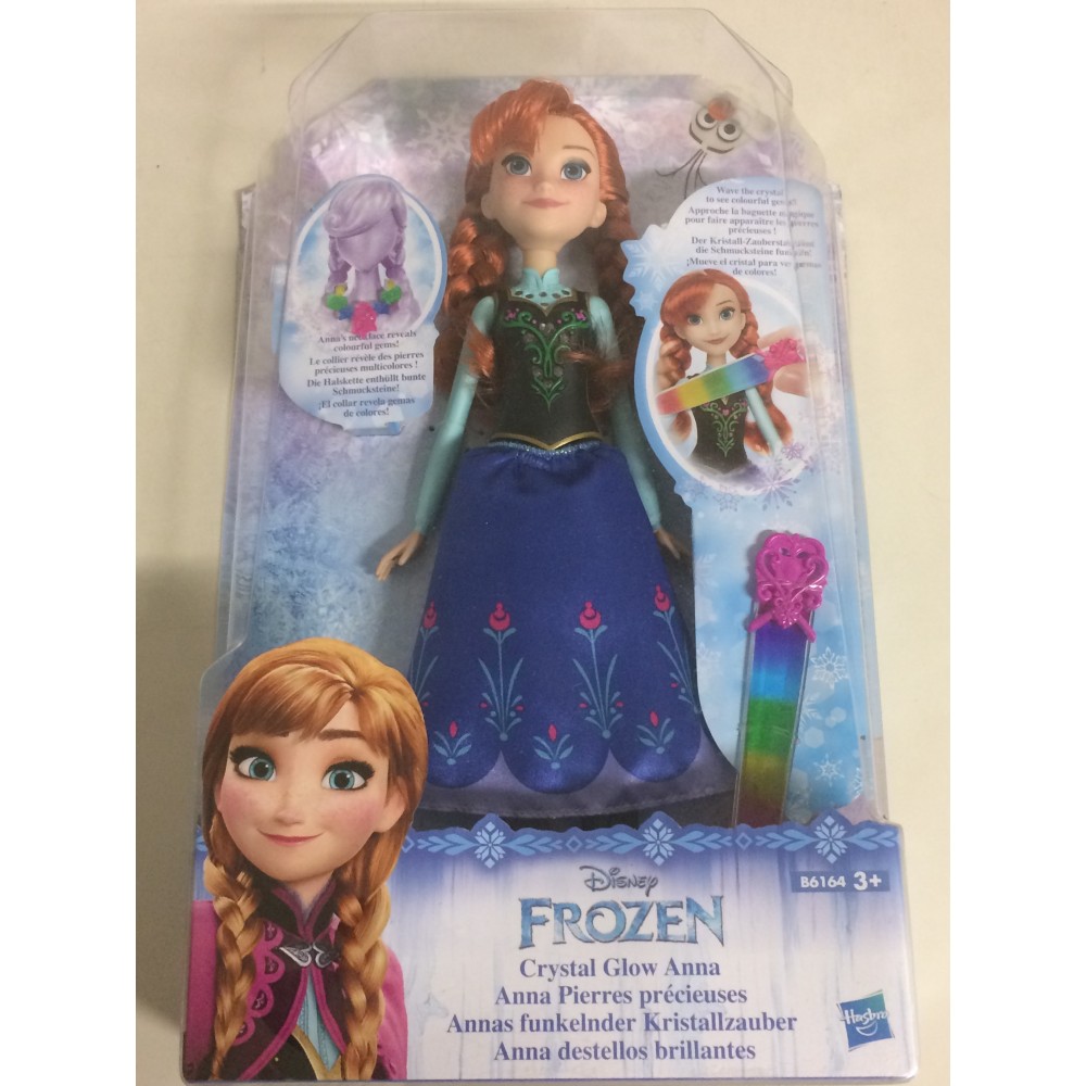 DISNEY PRINCESS  CRYSTAL GLOW ELSA - FROZEN 12" doll Hasbro B6163