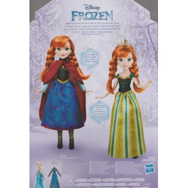 DISNEY PRINCESS  CRYSTAL GLOW ANNA - FROZEN bambola 30 cm Hasbro B6164