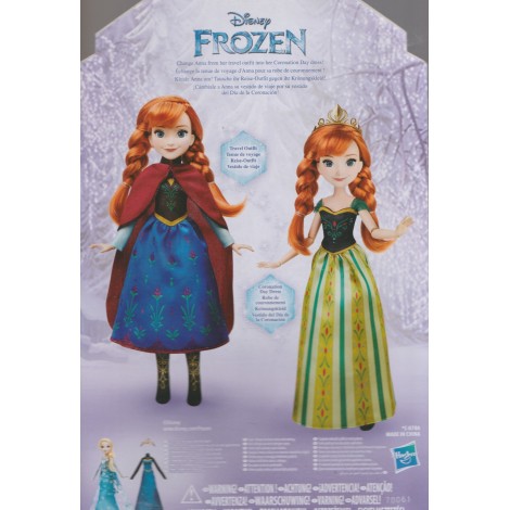 DISNEY PRINCESS  CRYSTAL GLOW  ANNA - FROZEN 12" doll Hasbro B6164