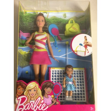 BARBIE  TENNIS COACH 12" doll Mattel DVG 15