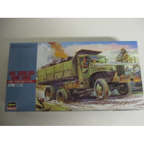 plastic model kit scale 1 : 72 ASEGAWA  MT22:500  GMC CCKW 353 DUMP TRUCK   new in open box