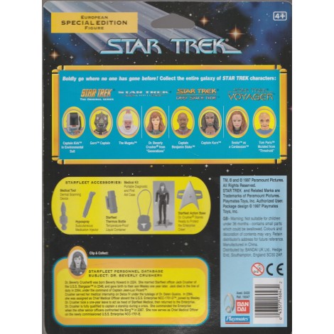 STAR TREK 5" - 12 CM ACTION FIGURE confezione danneggiata  BORG Playmates 6055