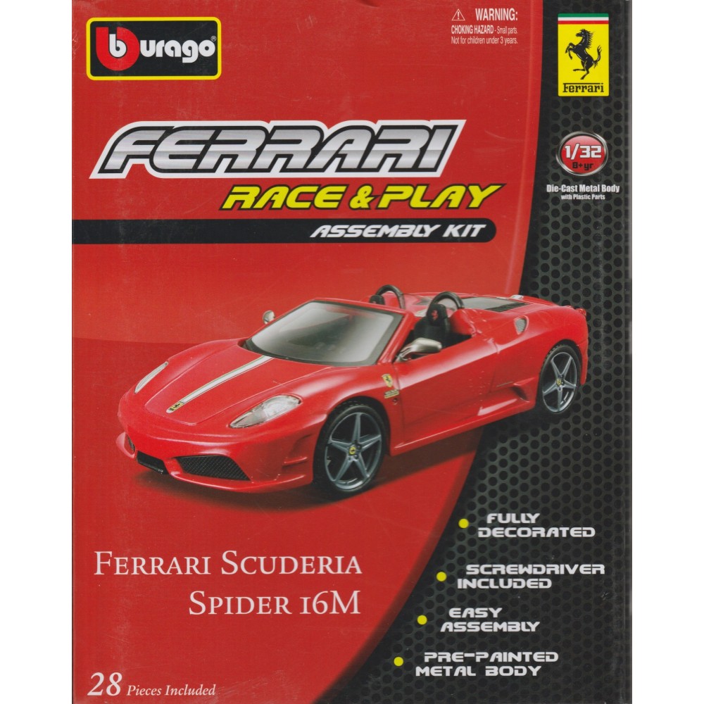 BBURAGO FERRARI ENZO scale 1/32 die cast metal model kit race & play assembly kit