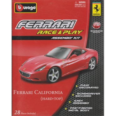 BBURAGO FERRARI  599 GTO  scale 1/32 die cast metal model kit race & play assembly kit