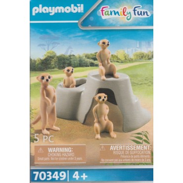 PLAYMOBIL FAMILY FUN 70355 TWO RING TAILED LEMURS