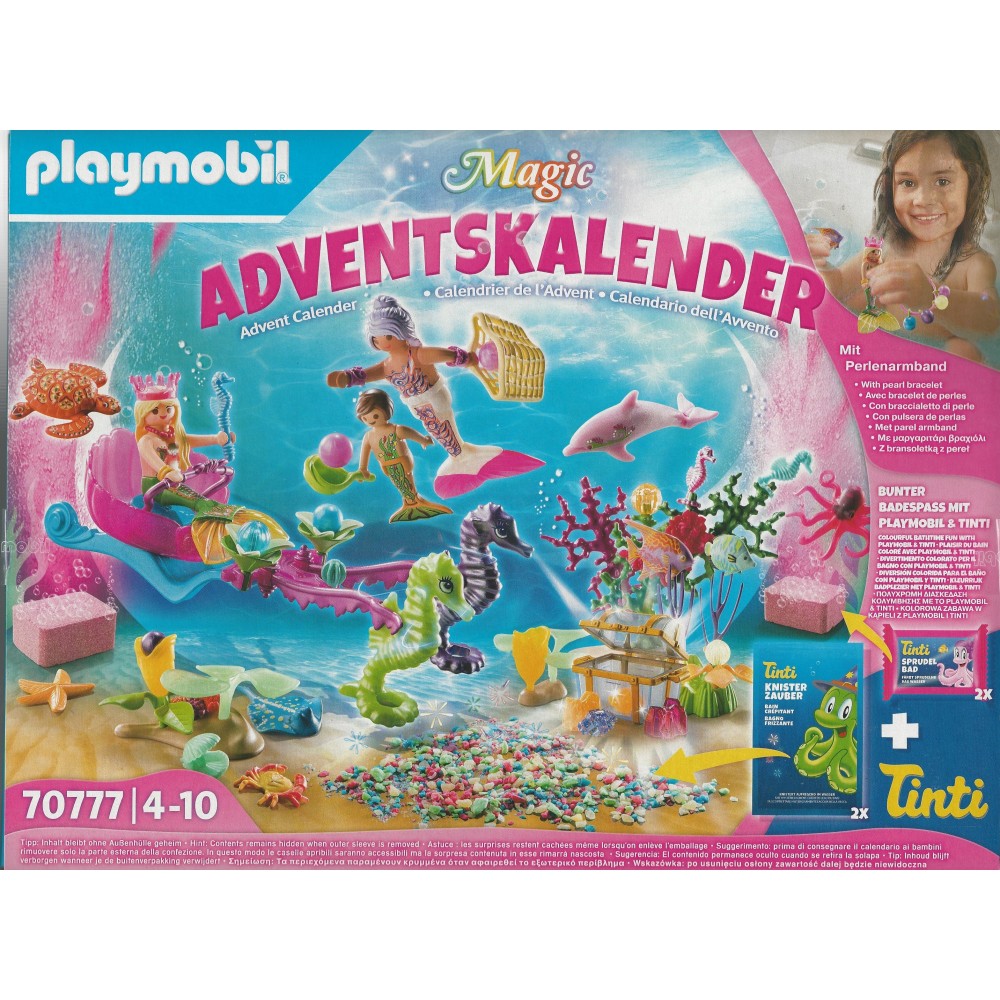 PLAYMOBIL MAGIC 70777 ADVENT CALENDAR BATHING FUN MAGICAL MERMAIDS