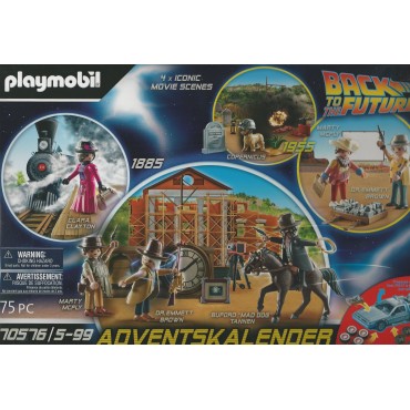 PLAYMOBIL BACK TO THE FUTURE PART III. 70576  CALENDARIO DELL'AVVENTO