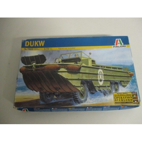 modellino in plastica da assemblare ITALERI 7022 DUKW  scala 1: 72 nuovo in scatola danneggiata ed aperta