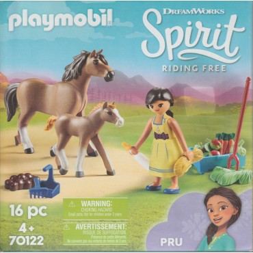 PLAYMOBIL SPIRIT RIDING FREE 70122 PRU CON CAVALLO E PULEDRO