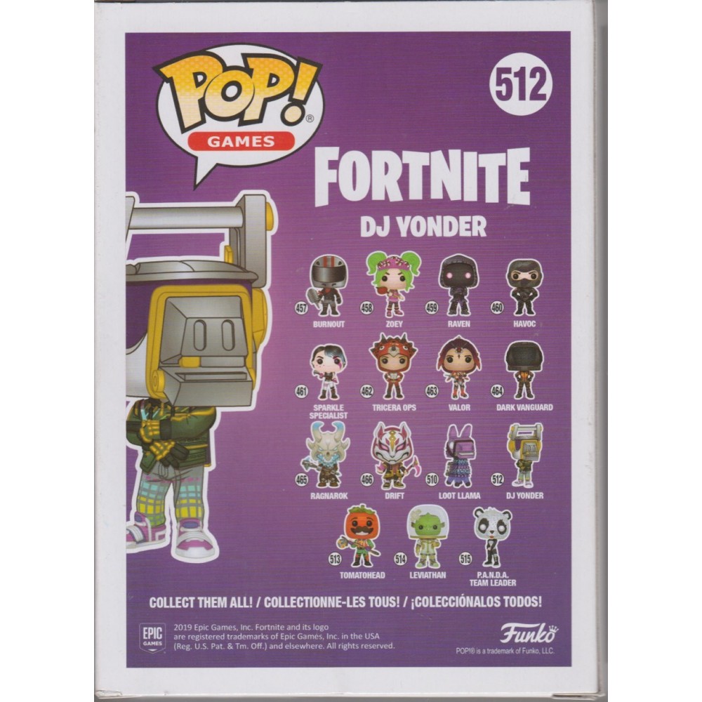 FUNKO POP! FORTNITE 512 - DJ YONDER