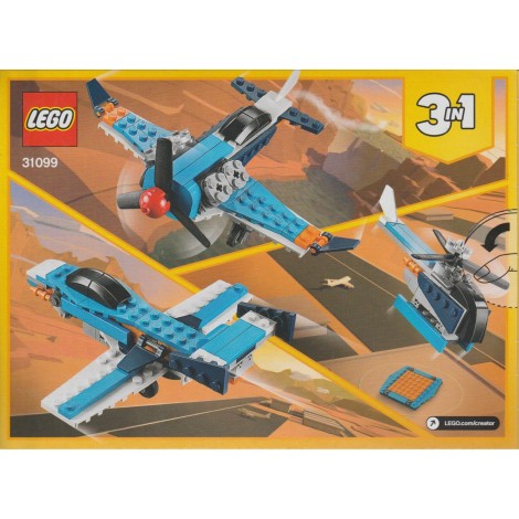 LEGO CREATOR 31099 PROPELLER PLANE