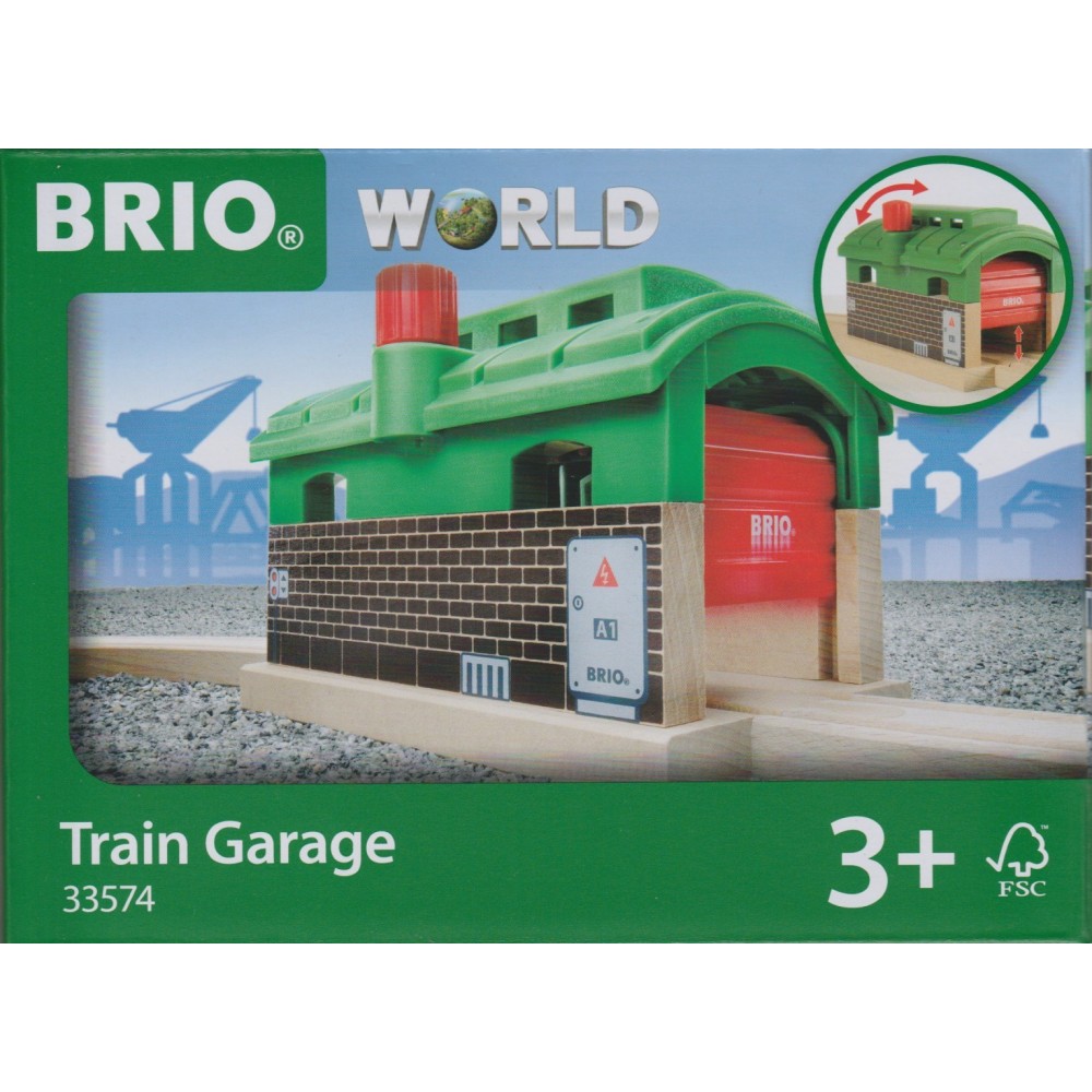 BRIO 33574 TRAIN GARAGE WOODEN RAILWAY TRACK SYSTEM