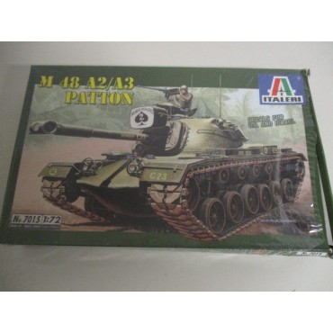 plastic model kit scale 1 : 72 ITALERI 7015 M48 A2/A3 PATTON new in open and damaged box