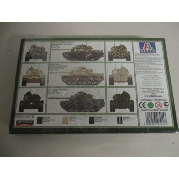 plastic model kit scale 1 : 72 ITALERI 7015 M48 A2/A3 PATTON new in open and damaged box