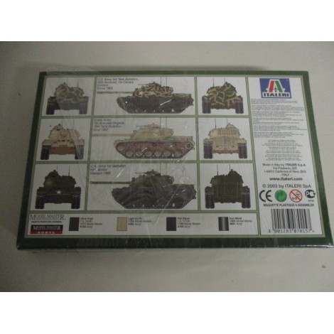 modellino in plastica da assemblare ITALERI 7015 M48 A2/A3 PATTON scala 1: 72 nuovo in scatola danneggiata ed aperta