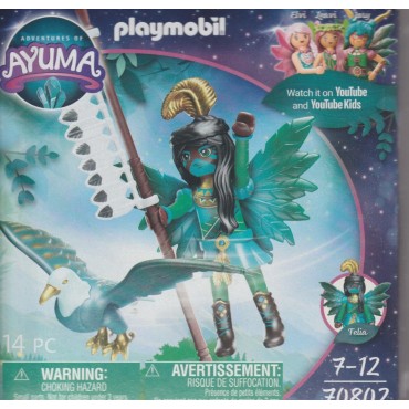 PLAYMOBIL ADVENTURES OF AYUMA  70802 FATA GUERRIERA CON ANIMALE